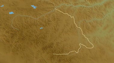 Arhangay, Moğolistan, çıkarıldı. Fiziksel