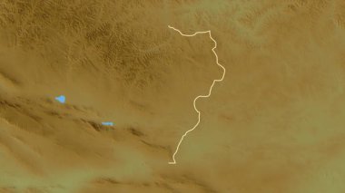 Ovorhangay, Moğolistan, çıkarıldı. Fiziksel