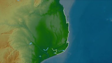 Inhambane, Mozambik, çıkarıldı. Fiziksel