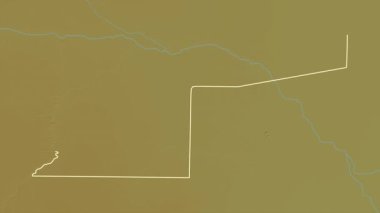 Kavango Doğu, Namibya, çıkarıldı. Fiziksel