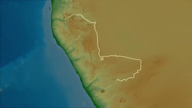 Kunene, Namibya, çıkarıldı. Fiziksel