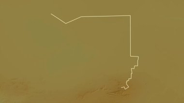 Oshikoto, Namibya, çıkarıldı. Fiziksel