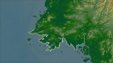 Hwanghae-namdo, Kuzey Kore, çıkarıldı. Fiziksel