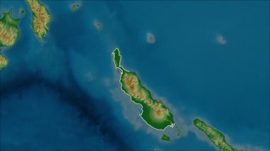 Bougainville, Papua Yeni Gine, çıkarıldı. Fiziksel