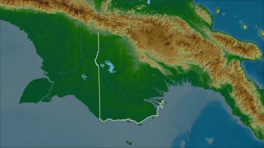Batı Bölgesi, Papua Yeni Gine, çıkarıldı. Fiziksel