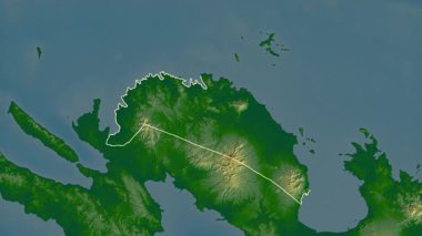Camarines Norte, Filipinler, çıkarıldı. Fiziksel