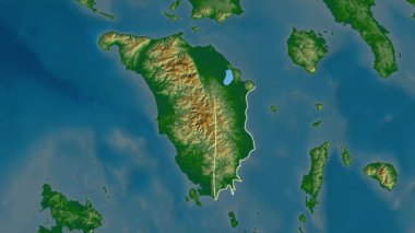 Doğulu Mindoro, Filipinler, çıkarılmış. Fiziksel