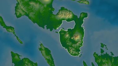 Sorsogon, Filipinler, çıkarıldı. Fiziksel