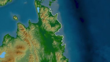 Surigao del Sur, Filipinler, çıkarıldı. Fiziksel