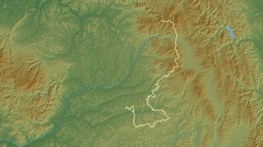 Mures, Romanya, çıkarıldı. Fiziksel