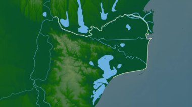 Tulcea, Romanya, çıkarıldı. Fiziksel