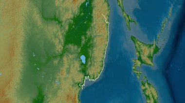 Primorye, Rusya, çıkarıldı. Fiziksel