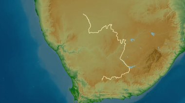 Kuzey Burnu, Güney Afrika, çıkarılmış. Fiziksel