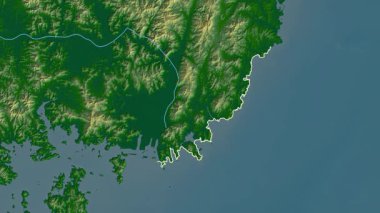 Busan, Güney Kore, çıkarıldı. Fiziksel