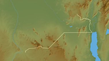 Doğu Ekvator, Güney Sudan, çıkarılmış. Fiziksel