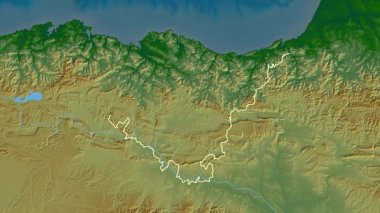 Pais Vasco, İspanya, çıkarıldı. Fiziksel