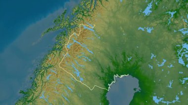 Norrbotten, İsveç, çıkarıldı. Fiziksel