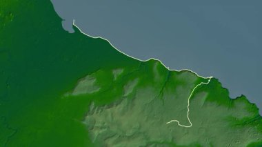 Redcar ve Cleveland, İngiltere - Büyük Britanya, çıkarıldı. Fiziksel