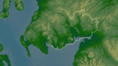 Dumfries ve Galloway, İskoçya - Büyük Britanya, çıkarıldı. Fiziksel