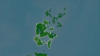 Orkney Adaları, İskoçya - Büyük Britanya, çıkarıldı. Fiziksel
