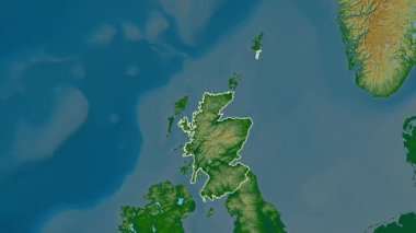 İskoçya, Birleşik Krallık, çıkarıldı. Fiziksel