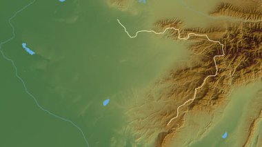 Keşkadarya, Özbekistan, çıkarıldı. Fiziksel