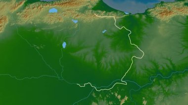 Guarico, Venezuela, çıkarıldı. Fiziksel
