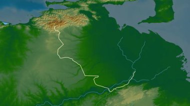 Monagas, Venezuela, çıkarıldı. Fiziksel