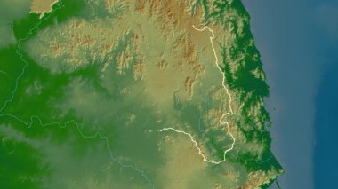 Gia Lai, Vietnam, çıkarıldı. Fiziksel