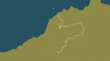 Temouchent, Cezayir eyaleti, çıkarılmış. Desen