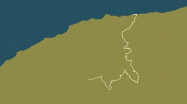 Chlef - Cezayir vilayeti, çıkarıldı. Desen