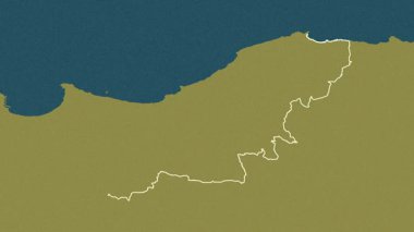 Boumerdes - Cezayir vilayeti, çıkarıldı. Desen