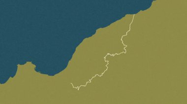 Mostaganem - Cezayir vilayeti, çıkarıldı. Desen