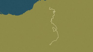 Sidi Bel Abbes - Cezayir eyaleti, çıkarıldı. Desen