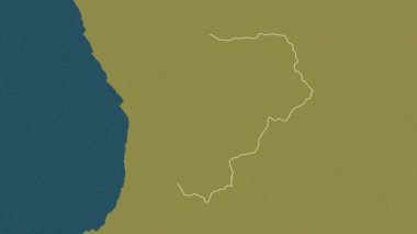 Cuanza Sul - Angola vilayeti, çıkarıldı. Desen