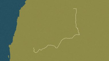 Huila - Angola vilayeti, çıkarıldı. Desen