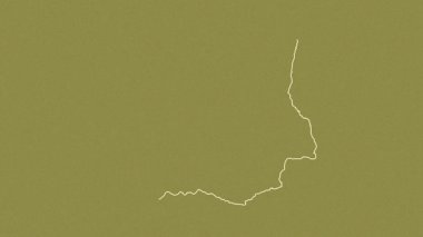 Lunda Sul - Angola vilayeti, çıkarıldı. Desen