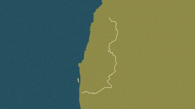 Namibe - Angola vilayeti, çıkarıldı. Desen