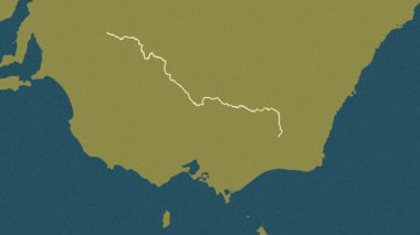 Victoria - Avustralya Eyaleti, çıkarıldı. Desen