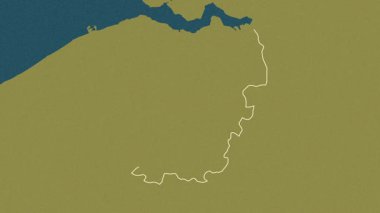 Oost-Vlaanderen - Belçika eyaleti, çıkarıldı. Desen