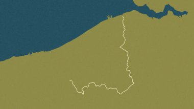 Batı-Vlaanderen - Belçika vilayeti, çıkarıldı. Desen