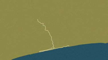 Mono - Benin departmanı, çıkarıldı. Desen