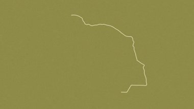 Zou - Benin departmanı, çıkarıldı. Desen