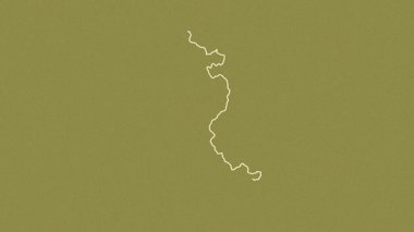 Yangtse - Butan bölgesi, çıkarıldı. Desen