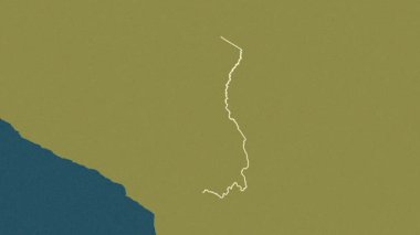 La Paz - Bolivya departmanı, çıkarıldı. Desen