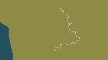 Oruro - Bolivya departmanı, çıkarıldı. Desen