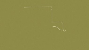 Kgalagadi - Botswana bölgesi, çıkarıldı. Desen