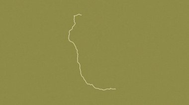 Botswana 'nın kuzeydoğu bölgesi, boşaltılmış. Desen