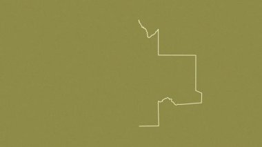 Botswana 'nın kuzeybatısında, çıkarılmış. Desen