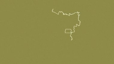 Goias - Brezilya eyaleti, çıkarıldı. Desen